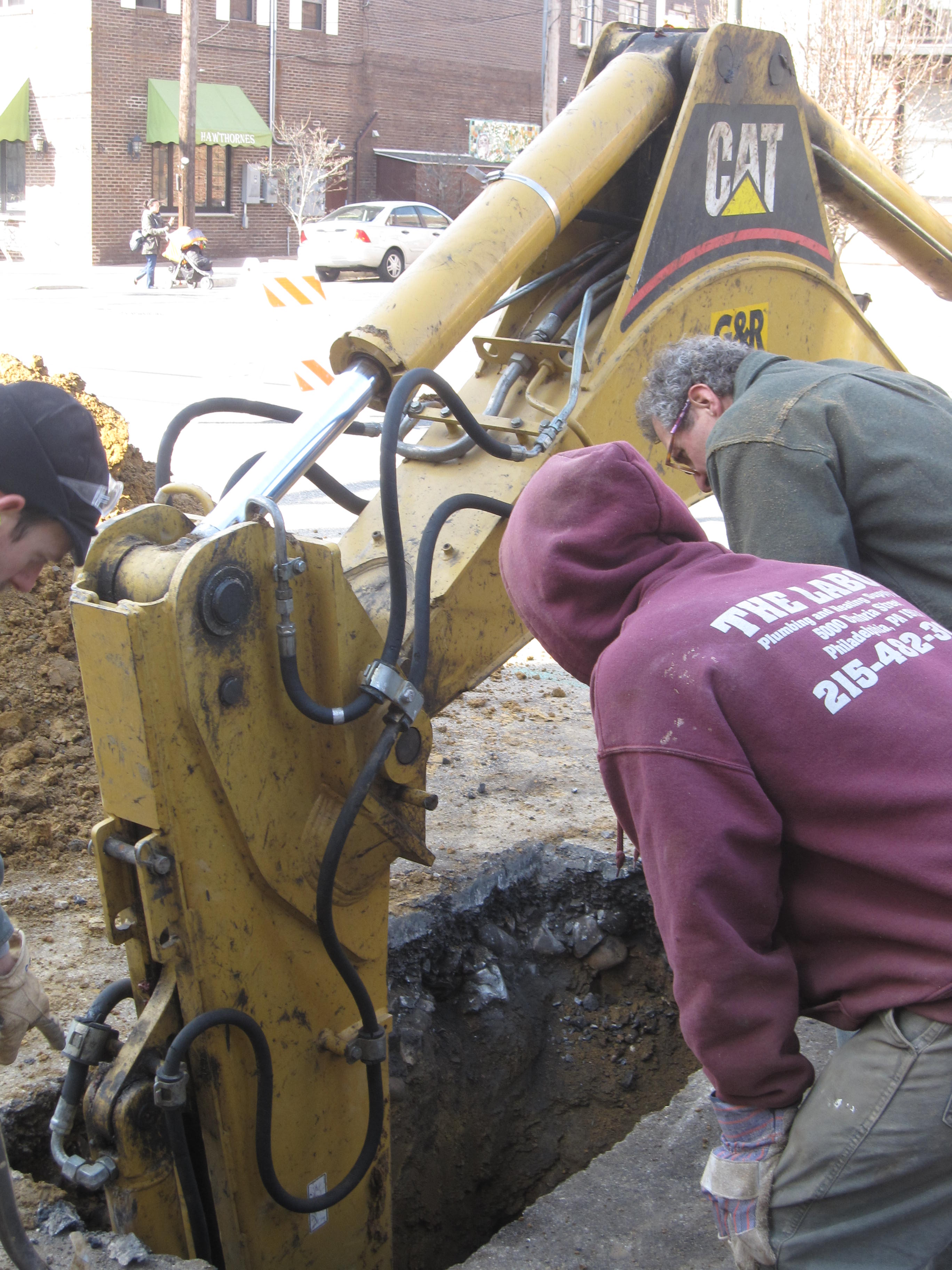 Curb trap, main drain, sewer lateral and water service replacement