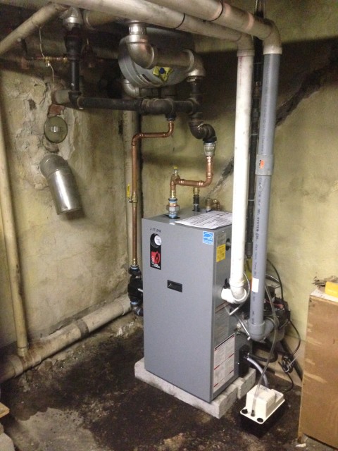 New Condensing Boiler