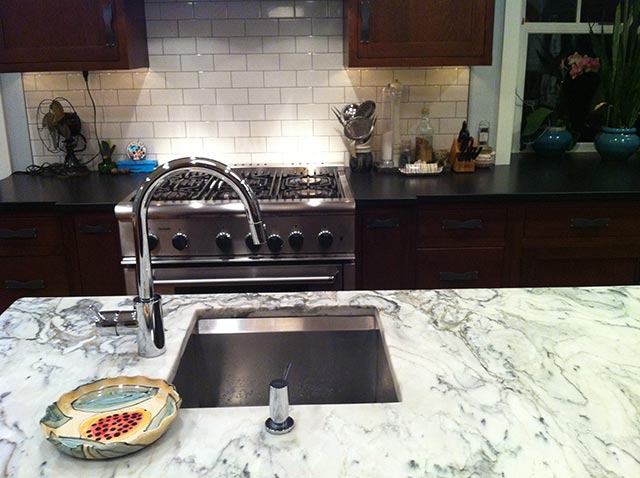 Kitchen Remodel: Kitchen Prep Sink and Stove