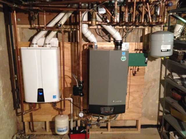 New Gas Boiler and Navien Tankless Water Heater