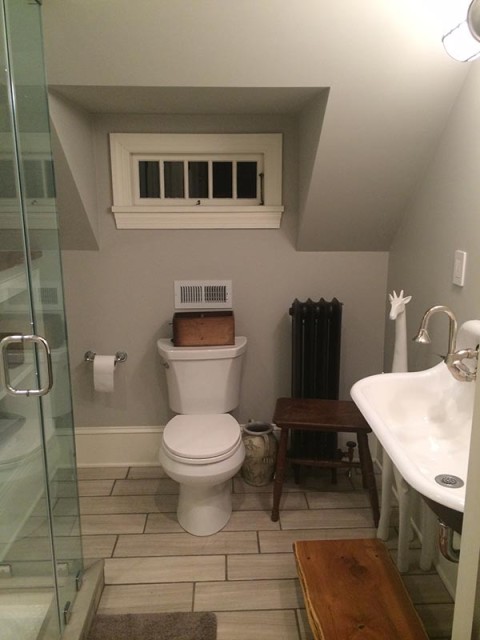 Bathroom Remodeling: Double Sink, Toilet, Shower