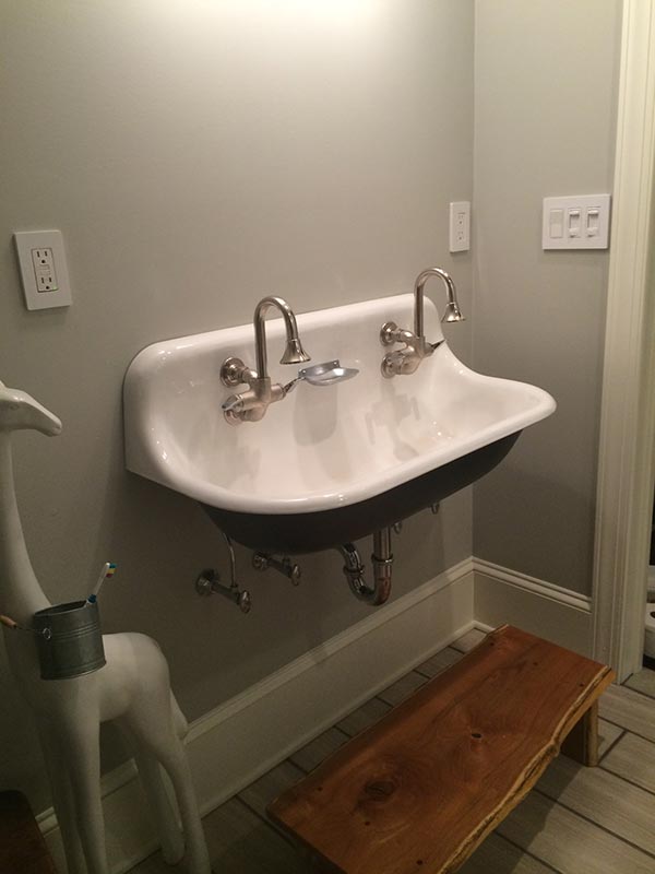 Bathroom Remodel: Neat Double Sink